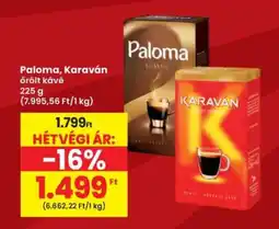 Interspar Paloma, Karaván őrölt kávé ajánlat