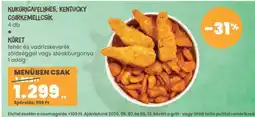 Spar Kukoricapehelyes, Kentucky csirkemellcsík ajánlat