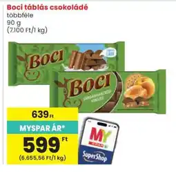 Spar Boci Táblás Csokoládé ajánlat