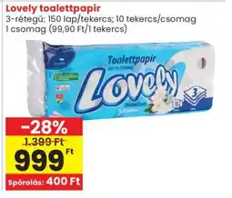Spar Market Lovely toalettpapír ajánlat