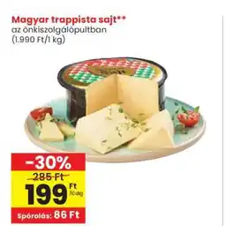 Spar Magyar Trappista Sajt ajánlat