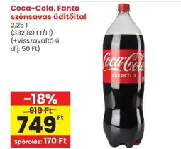 Spar Market Coca-Cola, Fanta szénsavas üdítőital ajánlat