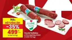 Interspar Gyulai kolbász ajánlat
