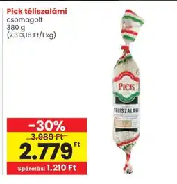 Spar PICK Téliszalámi ajánlat