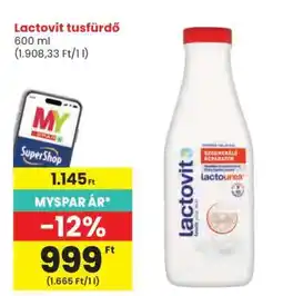 Spar Lactovit tusfürdő ajánlat