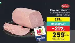 Spar Regnum Löncs ajánlat