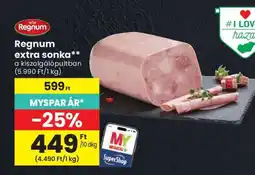 Spar Regnum Extra sonka ajánlat