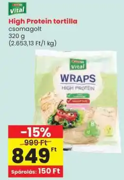 Spar High Protein tortilla ajánlat