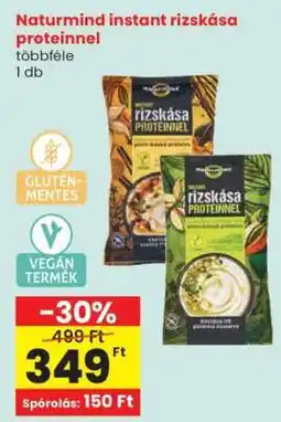 Spar Naturmind instant rizskása proteinnel ajánlat