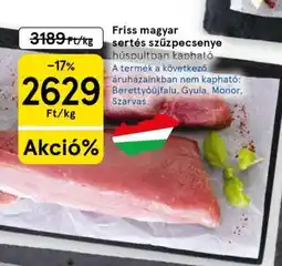 Tesco Friss magyar sertés szűzpecsenye ajánlat