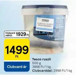 Tesco Tesco ruszli ajánlat
