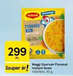 Tesco Maggi Gyorsan Finomat instant leves ajánlat