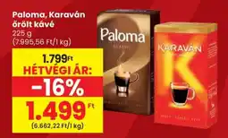 Spar Paloma, Karaván őrölt kávé ajánlat