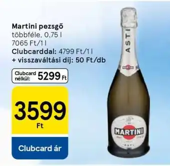 Tesco Martini pezsgő ajánlat