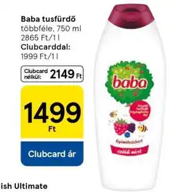 Tesco BABA Tusfürdő ajánlat