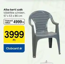 Tesco Alba kerti szék ajánlat