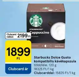 Tesco Starbucks Dolce Gusto Kompatibilis Kávékapszula ajánlat