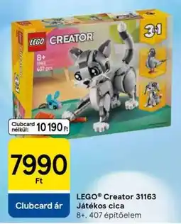 Tesco LEGO Creator 31163 Játékos cica ajánlat