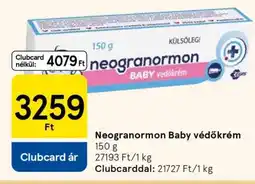 Tesco Neogranormon baby védőkrém ajánlat