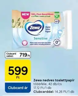 Tesco Zewa nedves toalettpapír ajánlat
