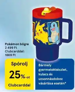 Tesco Pokémon bögre ajánlat