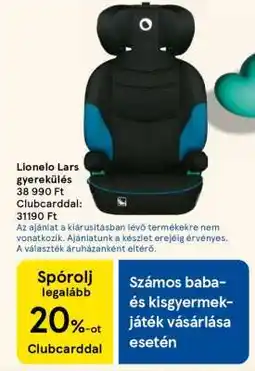 Tesco Lionelo Lars gyerekülés ajánlat