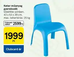 Tesco Keter műanyag gyerekszék ajánlat