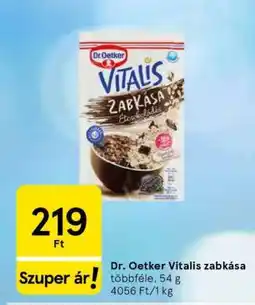 Tesco DR OETKER Vitalis zabkása ajánlat