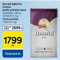 Tesco Douwe Egberts Omnia őrölt-pörkölt kávé ajánlat