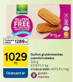 Tesco Gullón Gluténmentes Szendvicskeksz ajánlat