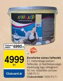 Tesco Eurofarbe színes falfesték ajánlat