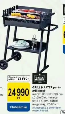 Tesco GRILL MASTER party grillkocsi ajánlat