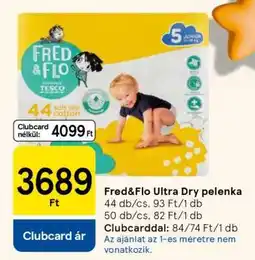 Tesco Fred&Flo ultra dry pelenka ajánlat