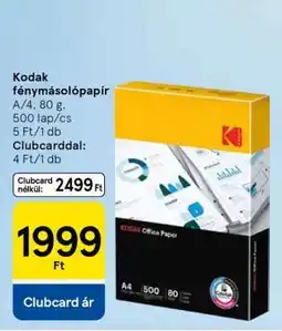 Tesco Kodak fénymásolópapír ajánlat