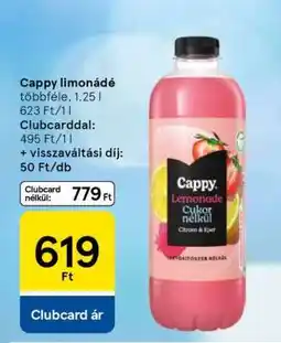 Tesco CAPPY Limonádé ajánlat