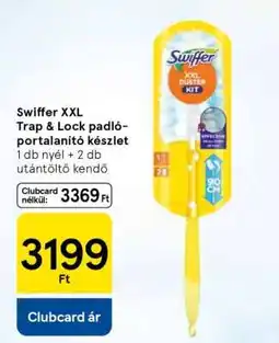 Tesco Swiffer XXL Trap & Lock padló-portalantító készlet ajánlat
