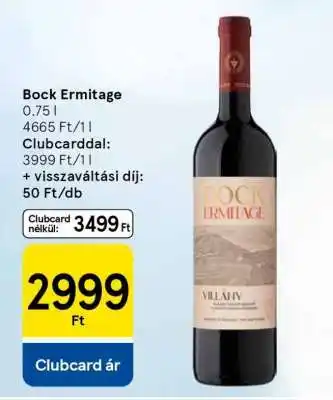 Tesco BOCK Ermitage ajánlat