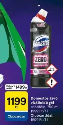 Tesco Domestos Zéró vízkőoldó gél ajánlat