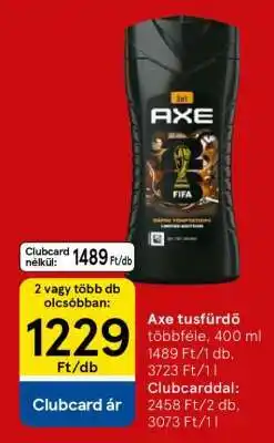 Tesco AXE Tusfürdő ajánlat