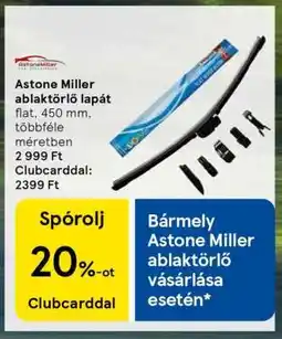 Tesco Astone Miller ablaktörlő lapát ajánlat