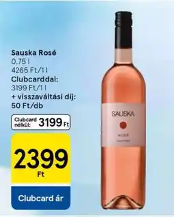 Tesco Sauska Rosé ajánlat