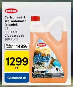 Tesco Carlson nyári szélvédőmosó folyadék ajánlat