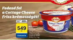 Tesco Président Cottage Cheese ajánlat