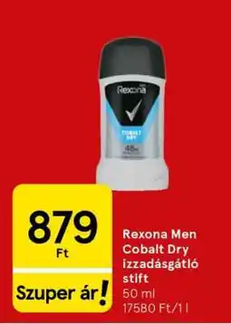 Tesco Rexona Men Cobalt Dry izzadásgátló stift ajánlat