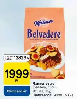 Tesco Manner Ostya ajánlat