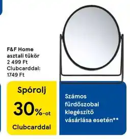 Tesco F&F Home asztali tükör ajánlat