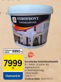 Tesco Eurofarbe homlokzatfesték ajánlat