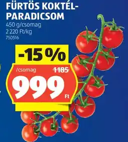 ALDI FÜRTÖS KOKTÉL- PARADICSOM ajánlat