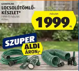ALDI GARDENLINE LOCSOLÓTÖMLŐ-KÉSZLET ajánlat