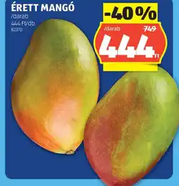 ALDI ÉRETT MANGÓ ajánlat